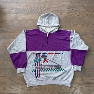 Vintage 2 tone football USA sweater